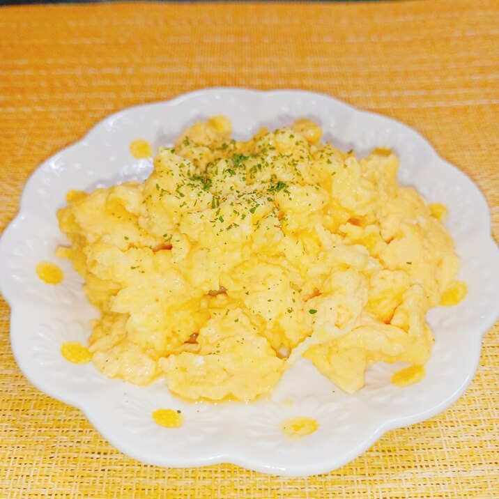 国産チーズ入り♡ふんわりスクランブルエッグ♡